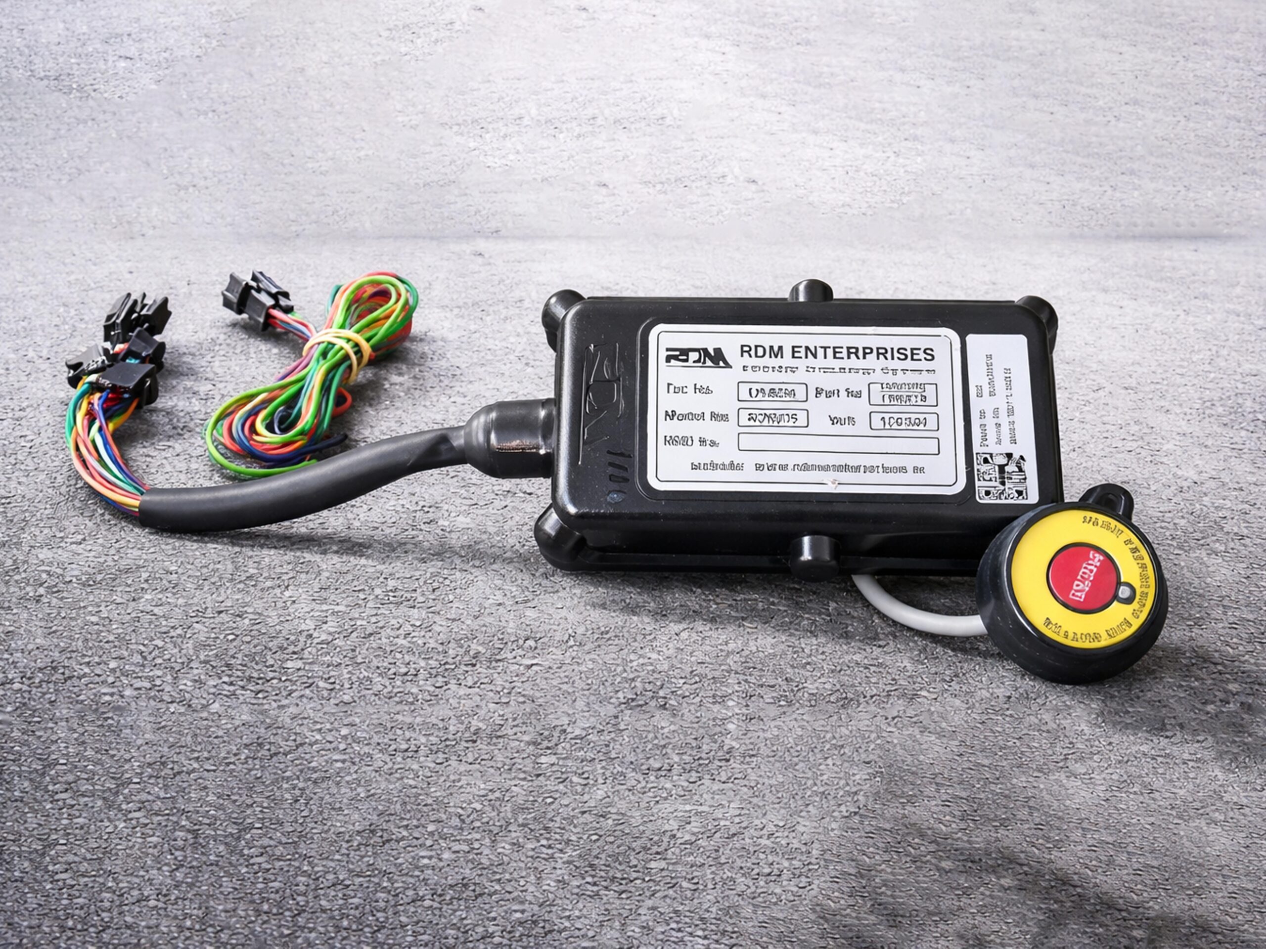 AIS 140 VLTD GPS device with panic button for commercial vehicle compliance